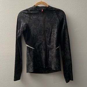 Sweaty Betty Athletic Zip Up Workout Jacket Floral Print